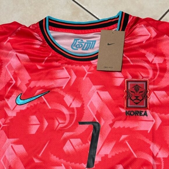 Korea Son Heung-Min Jersey # 7 , Unisex - Picture 5 of 16